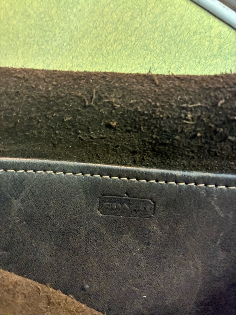 Women’s vintage Dark brown leather Coach handbag maybe Bonnie Cashin